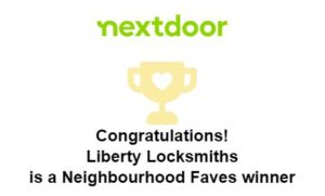 Glasgow locksmith Nextdoor winner logo